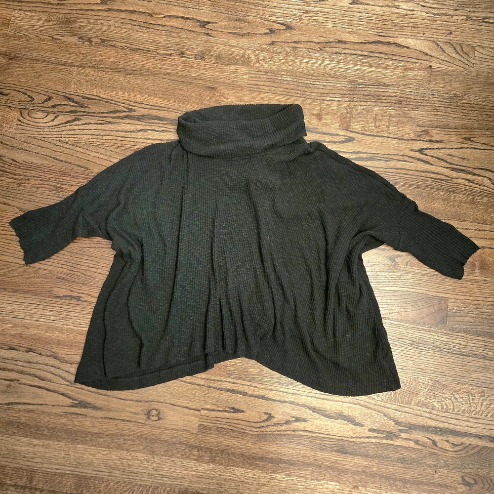 Free People Turtleneck Crop Sweater